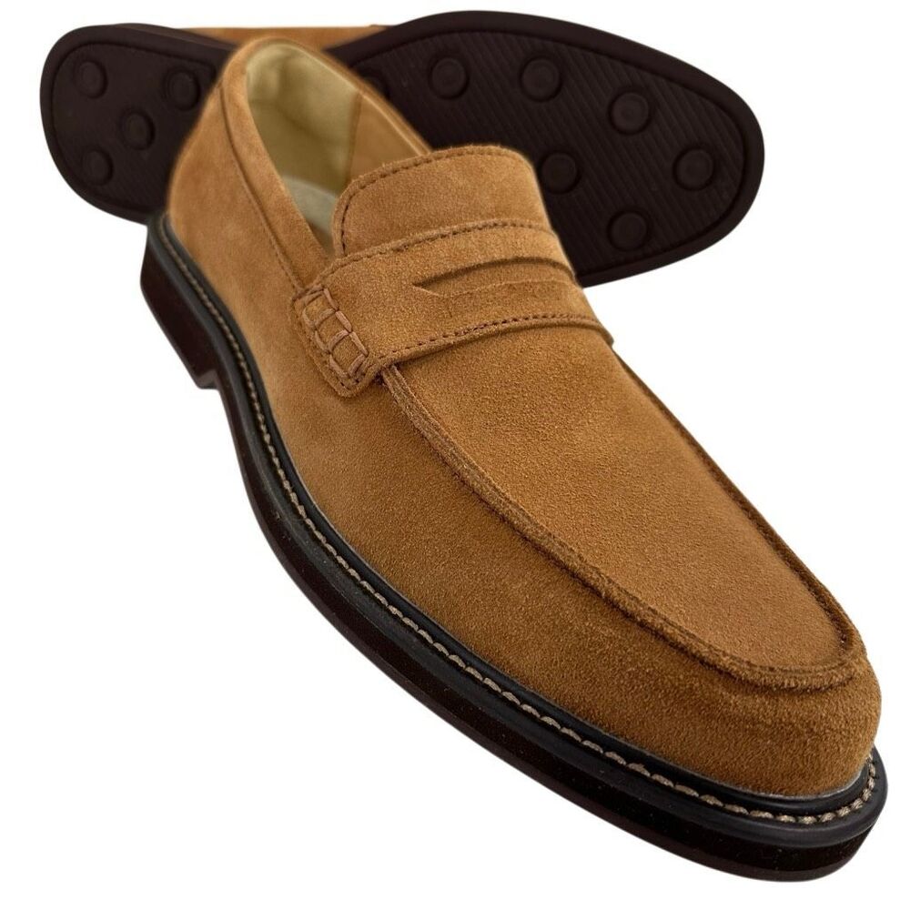 FootJoy Tan Suede Leather Loafers Men’s Size 9M